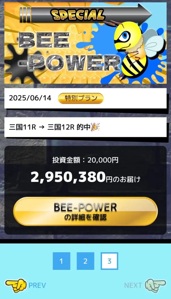 beeboat20 | Kyoutei Voyage 競艇予想サイト「BEE BOAT(ビーボート)」の的中実績