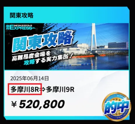 勝舟エクスプレス　的中実績　捏造４