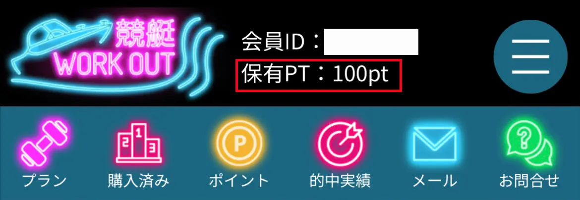 競艇予想サイト「ワークアウト」の新規登録特典
