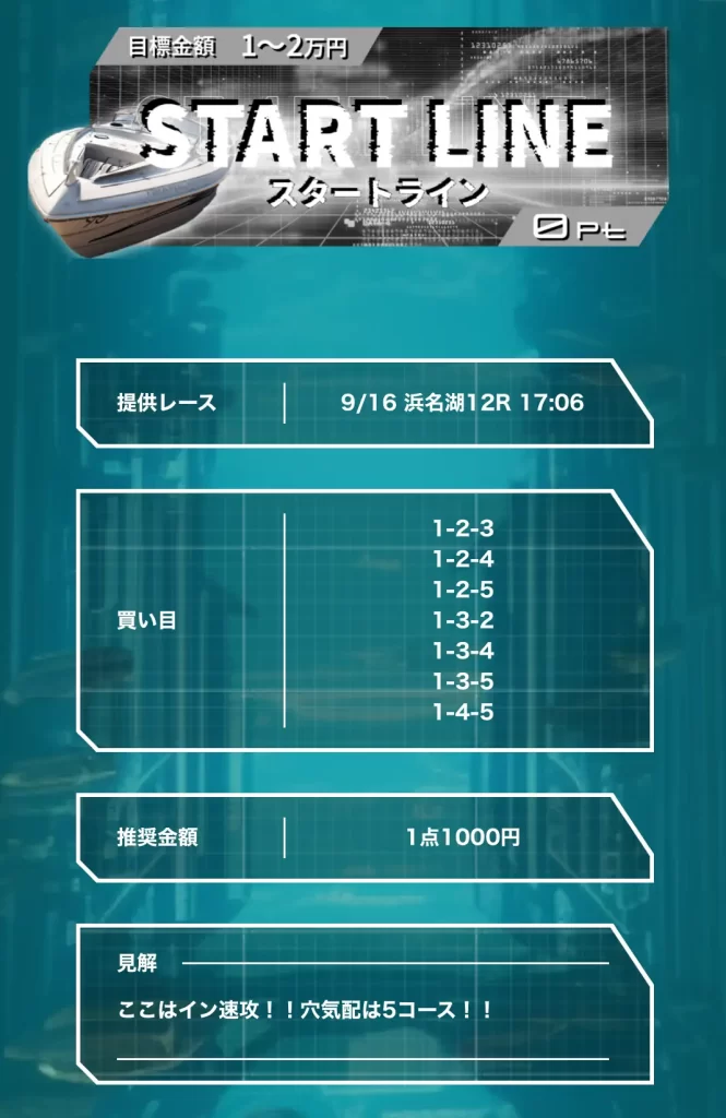 競艇予想サイト「NEXT BOAT RACE(ネクストボートレース)」無料予想